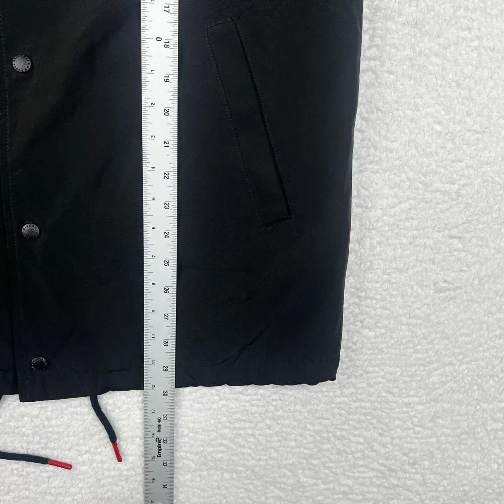 Dixxon Jacket Mens Medium Black Form And Function Snap‎ Button Windbreaker
